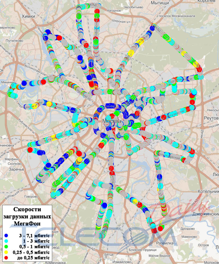 Покрытие 5g в москве карта