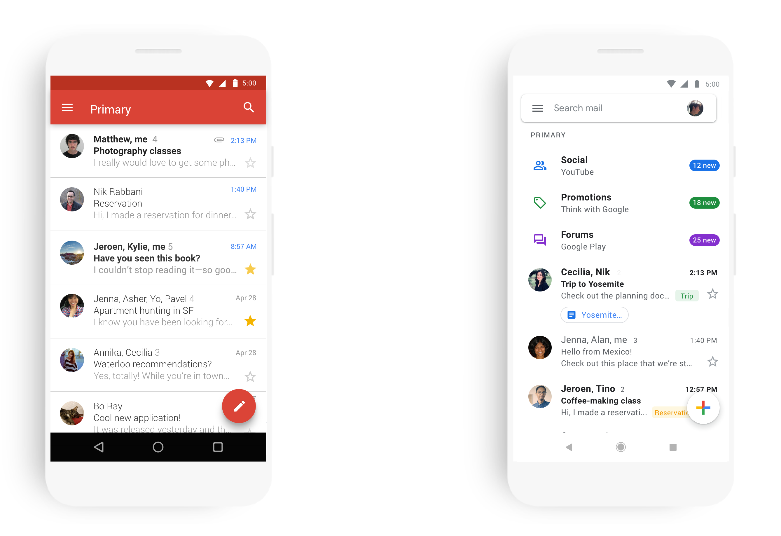 Что появилось в мобильной Gmail